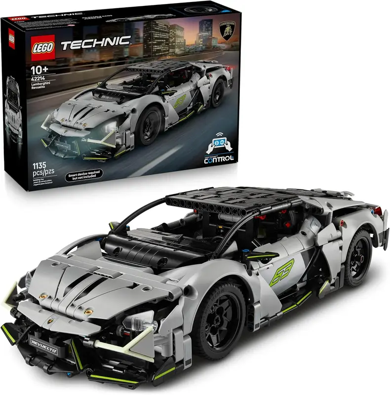 לגו טכניק מכונית על lego - Lamborghini Revuelto 42214