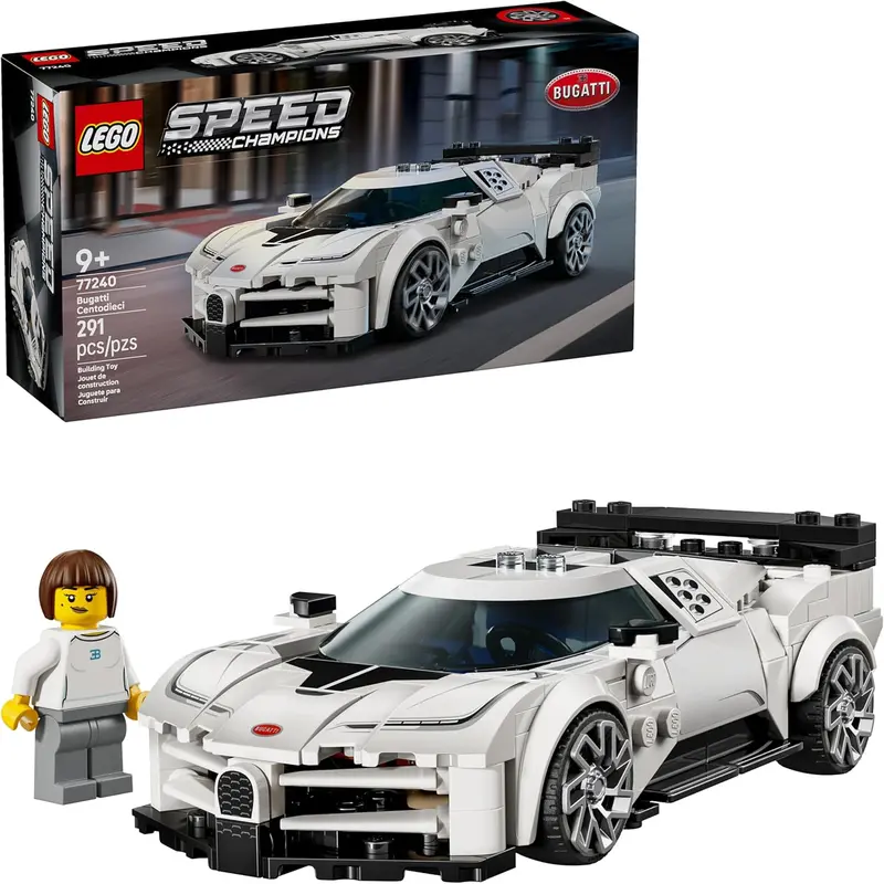 לגו ספיד צ';מפיון מכונית על lego - Bugatti Centodieci 77240