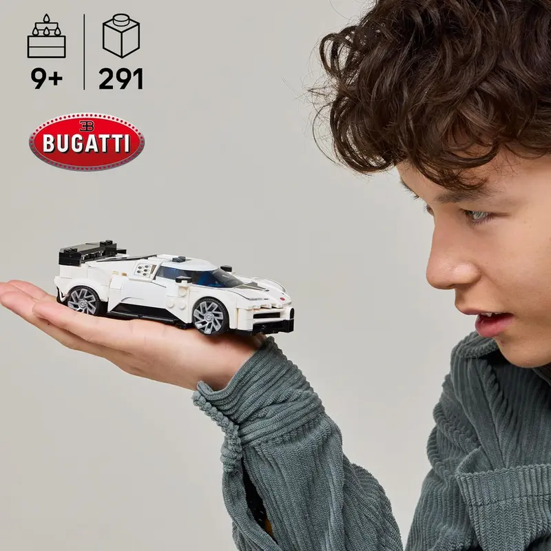לגו ספיד צ';מפיון מכונית על lego - Bugatti Centodieci 77240