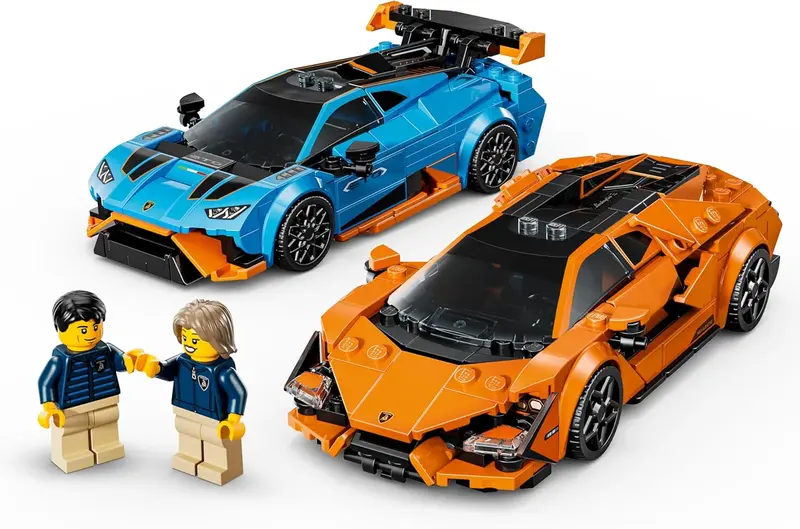 לגו ספיד צ';מפיון מכונית מרוץ lego - Lamborghini Revuelto Hurac?n STO 77238