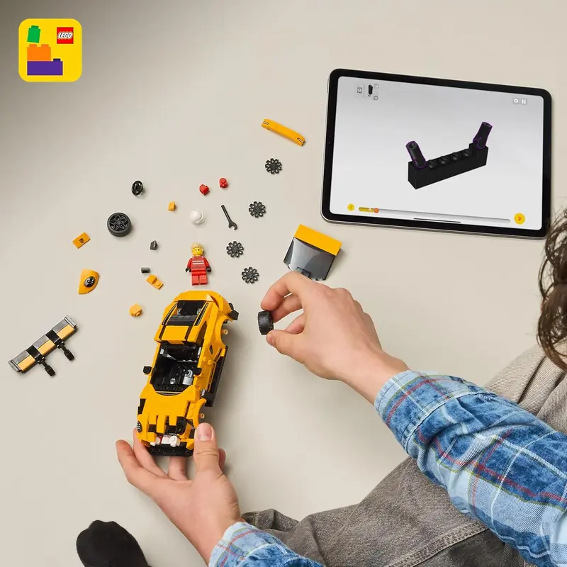 לגו ספיד צ';מפיון מכונית על lego - Porsche 911 GT3 77239