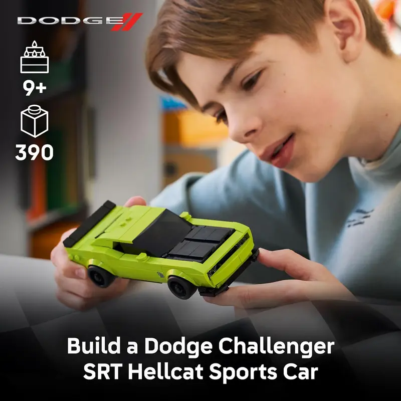 לגו ספיד צ';מפיון מכונית מרוץ lego - Dodge Challenger SRT Hellcat 77237