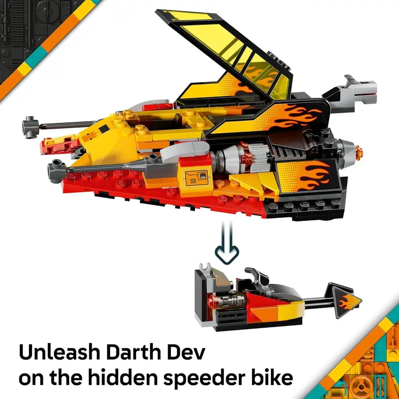 לגו מלחמת הכוכבים ספידר שלג עם מבער של הכוח 75414 - Lego