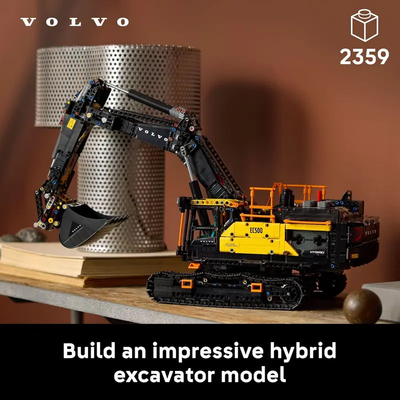 לגו טכניק מחפר lego - Volvo EC500 Hybrid 42215