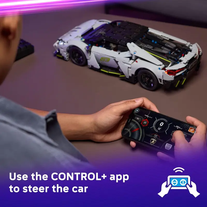 לגו טכניק מכונית על lego - Lamborghini Revuelto 42214