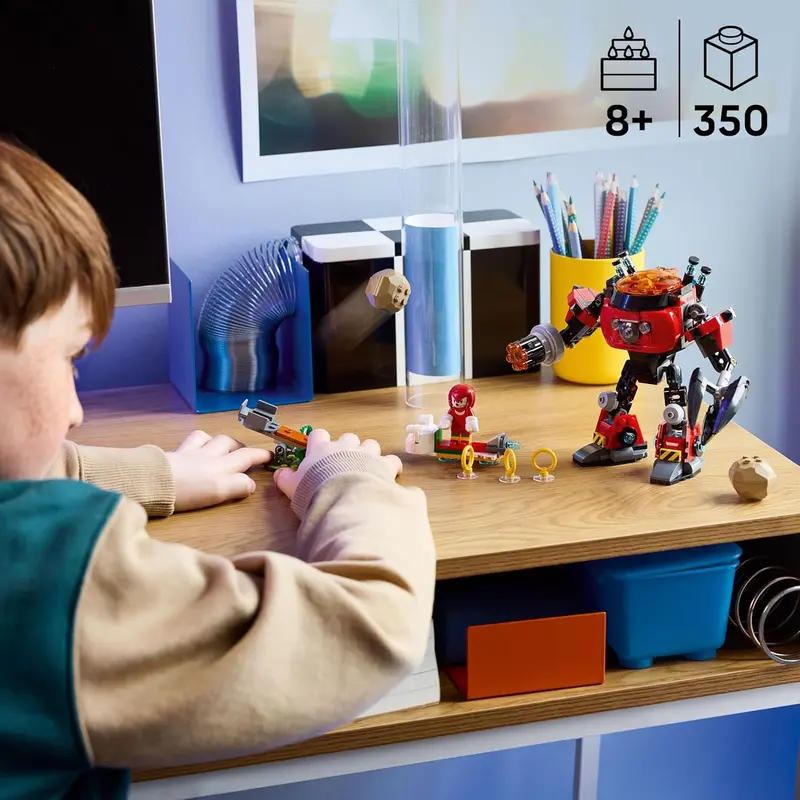 לגו סוניק הקיפוד נאקלס מול רובוט “אג קראשר” של דוקטור אגמן 77005 - Lego