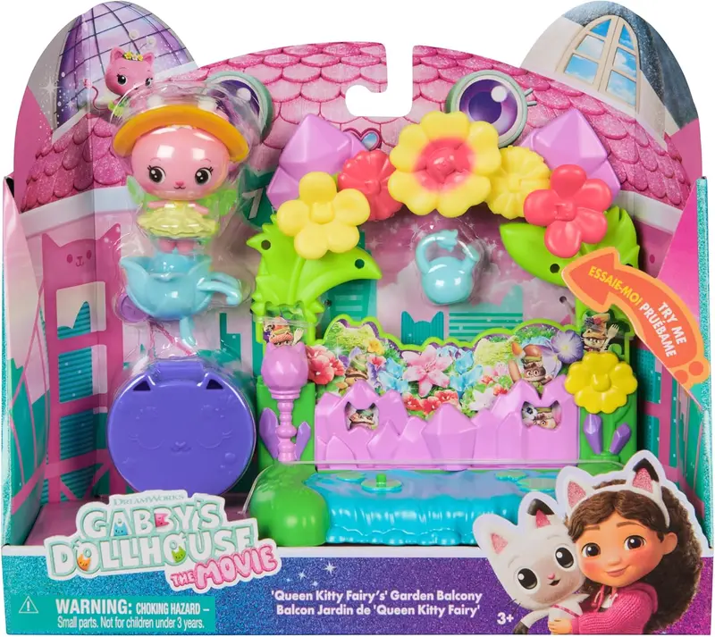 בית הבובות של גבי הסרט מרפסת לבית בובות - Gabby';s Dollhouse