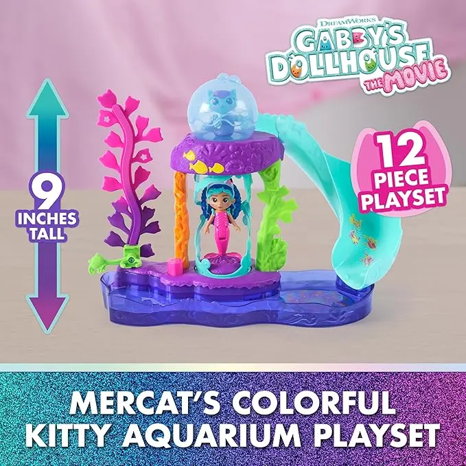 בית הבובות של גבי הסרט סט משחק אקווריום - Gabby';s Dollhouse
