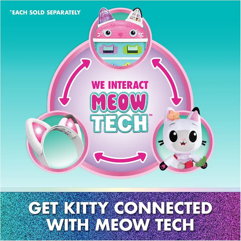 בית הבובות של גבי הסרט אוזניות מוזיקליות - Gabby';s Dollhouse