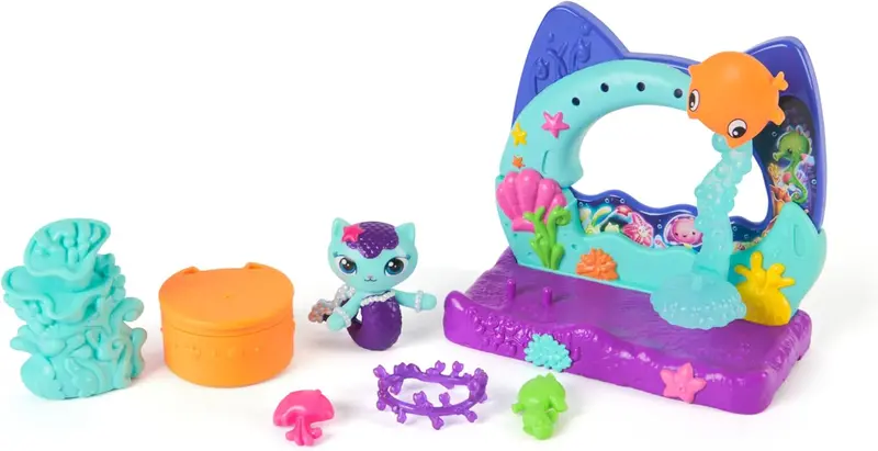 בית הבובות של גבי הסרט מרפסת אקווריום לבית בובות - Gabby';s Dollhouse