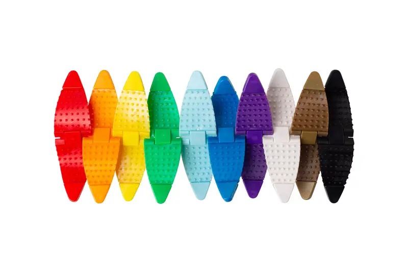 מגנטים גמישים סנסוריים להרכבה בתלת מימד - Superkids