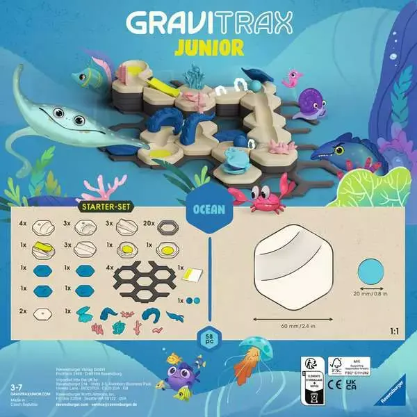 גרביטראקס (Gravitrax) ג';וניור אוקיינוס -Ravensburger