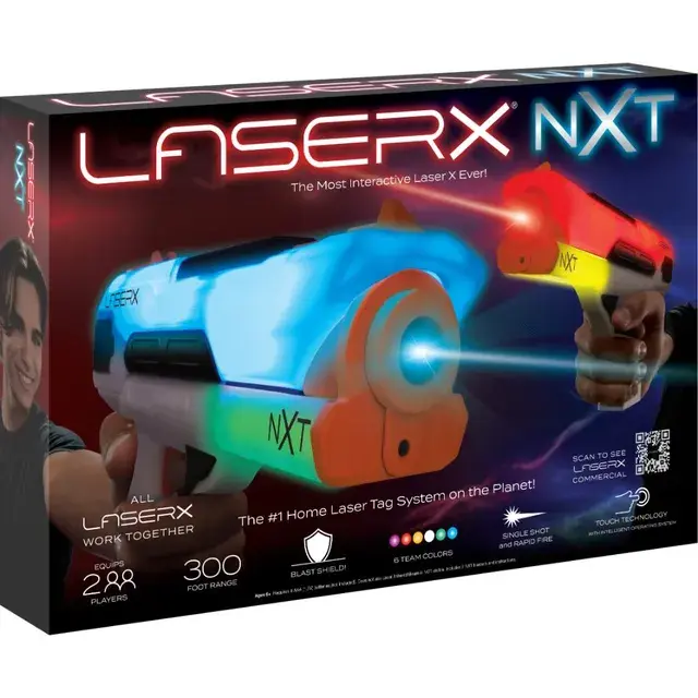 זוג רובי לייזר LASER X NXT ClipToy - LASER X