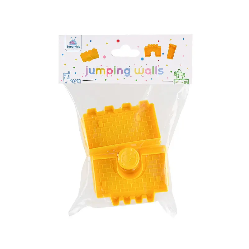 ערכת תבניות קפיץ לבניית קירות לבתים וטירות בתלת מימד - Superkids