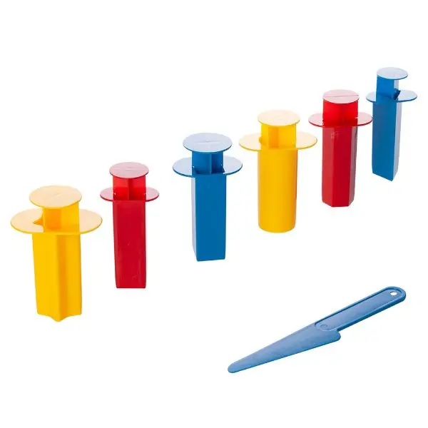 ערכת מזרקים לבניית צורות הנדסיות בתלת מימד - Superkids