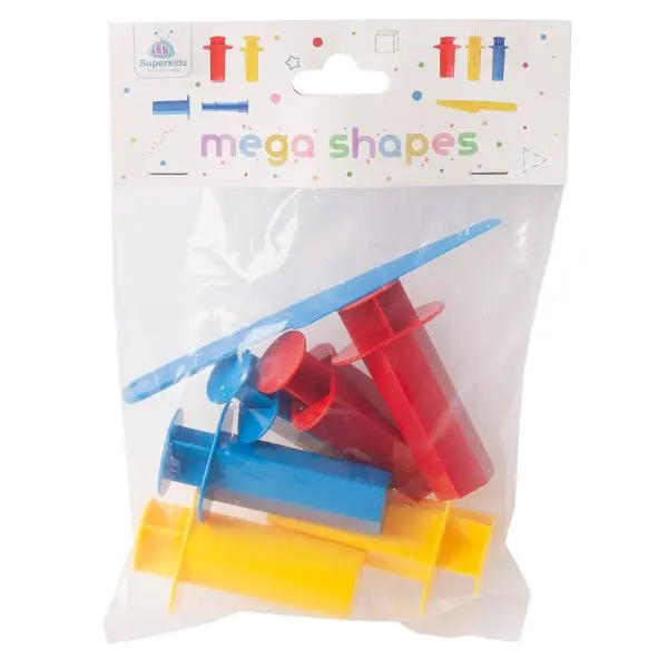 ערכת מזרקים לבניית צורות הנדסיות בתלת מימד - Superkids