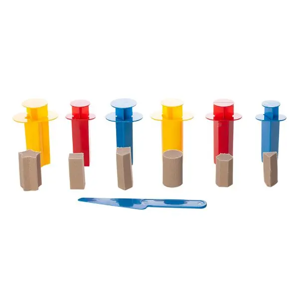 ערכת מזרקים לבניית צורות הנדסיות בתלת מימד - Superkids