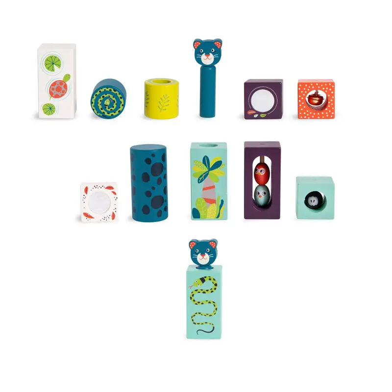 קוביות פעילות הג';ונגל - Moulin Roty