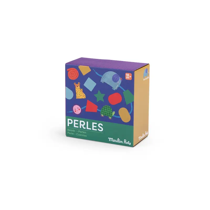 חרוזי עץ להשחלה - Moulin Roty