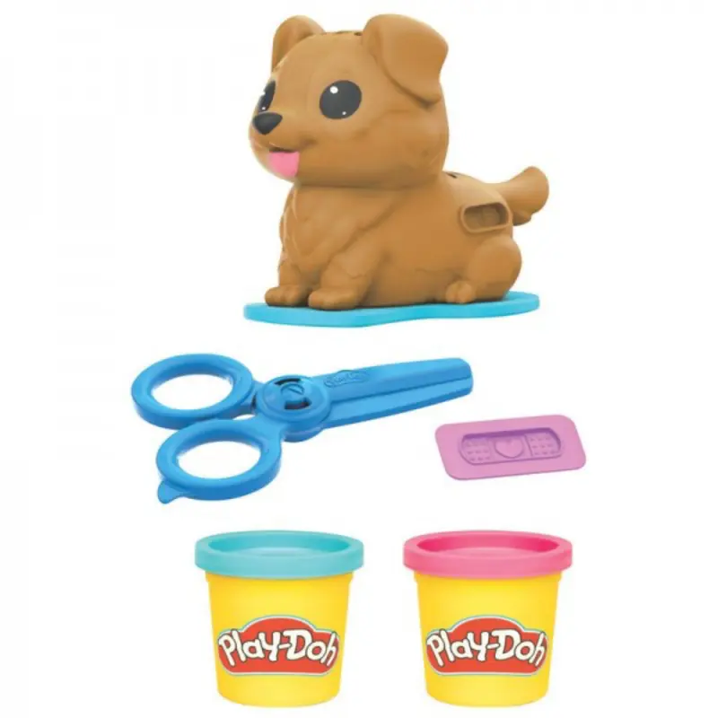 בצק פליידו מספרה כלב מיני - Play-Doh