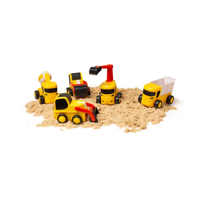 משאיות עבודה מגנטיות מודולאריות – ערכת 52 חלקים – Magnetix Trucks