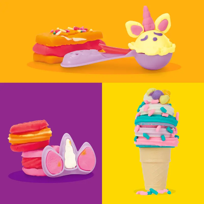 בצק פליידו קינוחים קפואים - Play-Doh