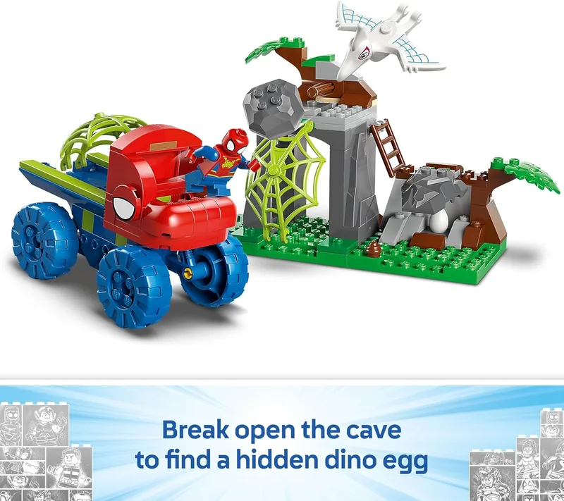 לגו גיבורי על צוות זחלן להצלת ספיידי-דינו 11199 - Lego