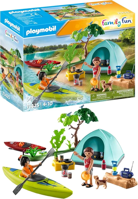 פליימוביל קמפינג עם מדורה 71425 - Playmobil