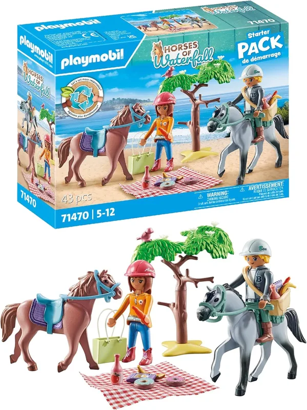 פליימוביל רכיבה על סוסים לחוף הים 71470 - Playmobil