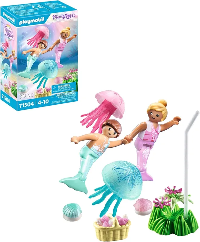 פליימוביל ילדי בת ים עם מדוזות 71504 - Playmobil