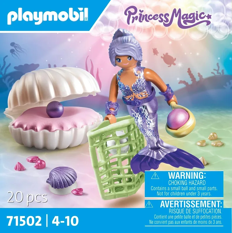 פליימוביל בת ים עם צדף פנינה 71502 - Playmobil