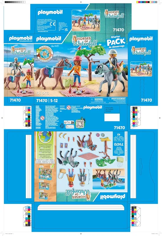 פליימוביל רכיבה על סוסים לחוף הים 71470 - Playmobil