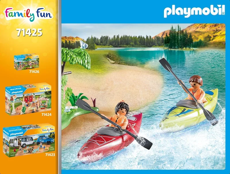 פליימוביל קמפינג עם מדורה 71425 - Playmobil