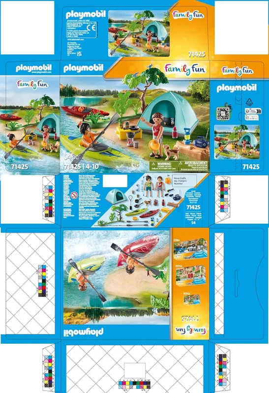 פליימוביל קמפינג עם מדורה 71425 - Playmobil