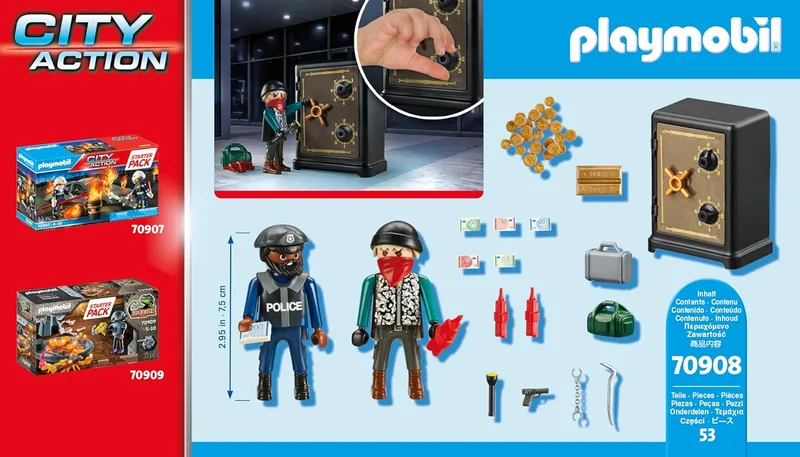 פליימוביל שוד בנק 70908 - Playmobil