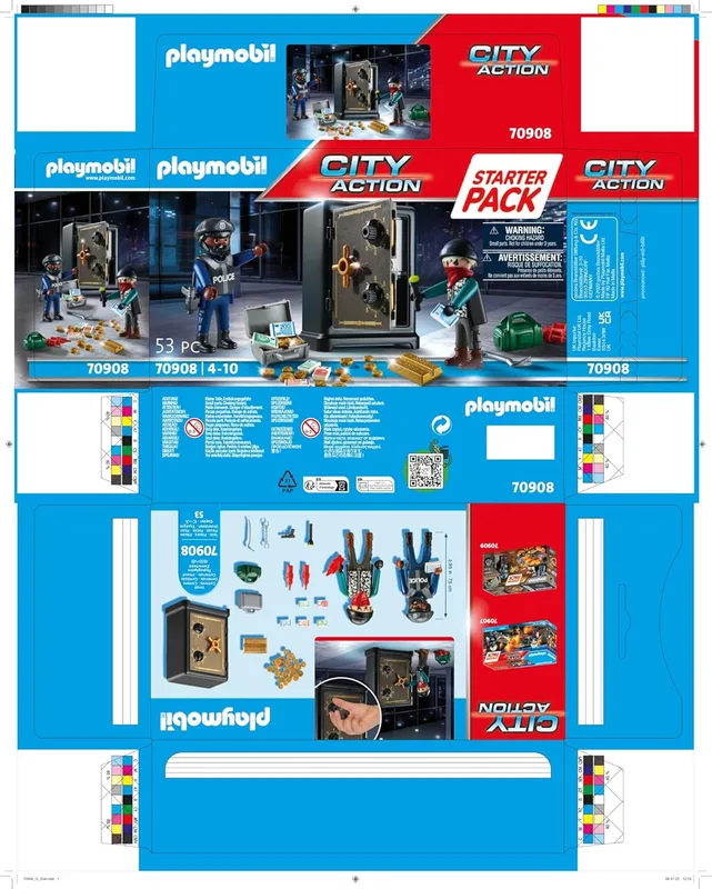 פליימוביל שוד בנק 70908 - Playmobil