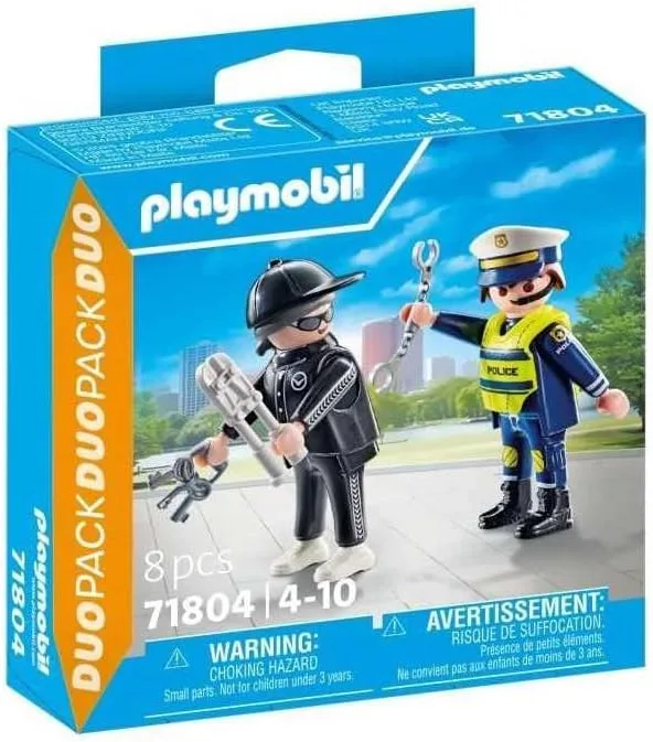 פליימוביל שוטר ופורץ 71804 - Playmobil