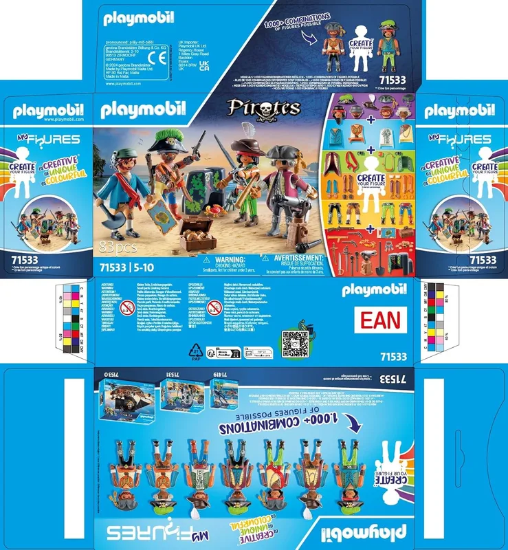 פליימוביל הדמויות שלי פיראטים 71533 - Playmobil