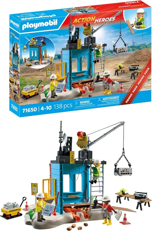 פליימוביל אתר בנייה 71650 - Playmobil