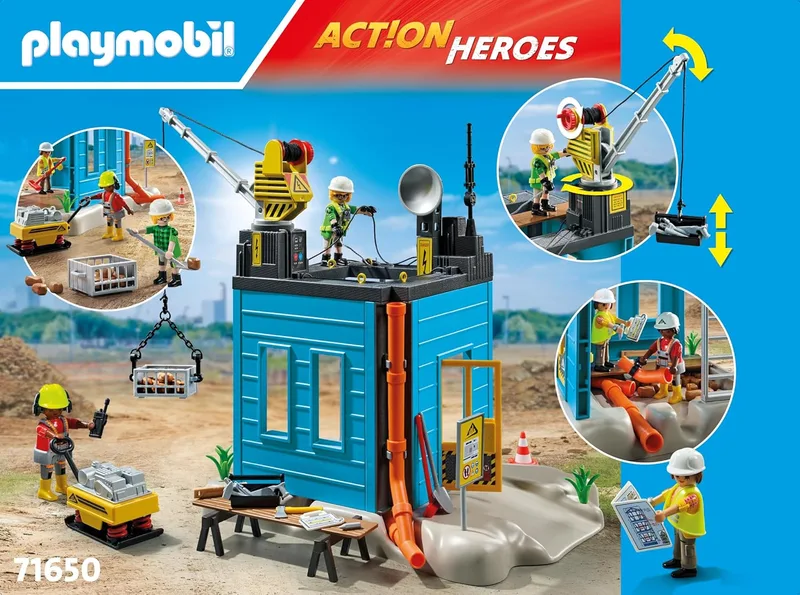 פליימוביל אתר בנייה 71650 - Playmobil
