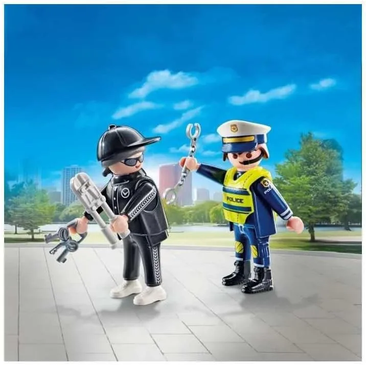 פליימוביל שוטר ופורץ 71804 - Playmobil
