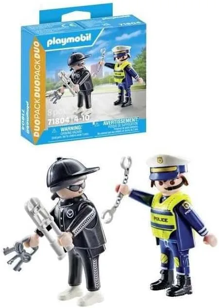 פליימוביל שוטר ופורץ 71804 - Playmobil