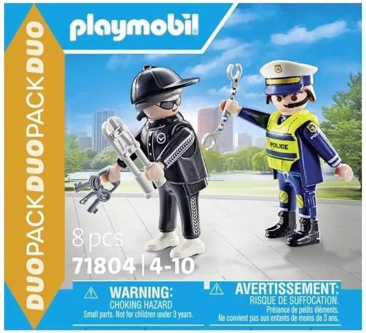 פליימוביל שוטר ופורץ 71804 - Playmobil