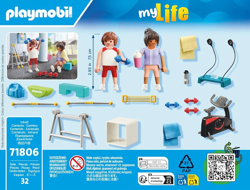 פליימוביל אימון כושר 71806 - Playmobil