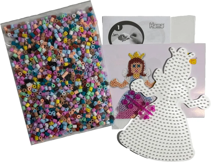 חרוזי גיהוץ קופסא בינונית נסיכה ובנות ים - Hama