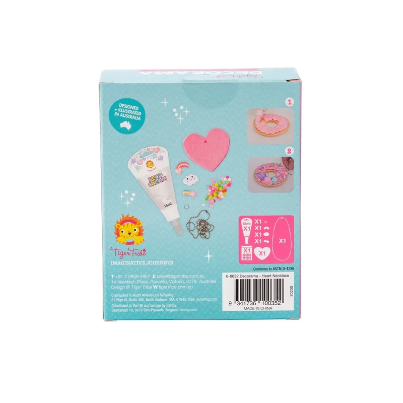 דקורמה תליון לב - Tiger Tribe