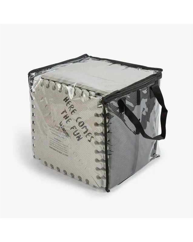 משטח פעילות פאזל מודולרי אפור - Minene