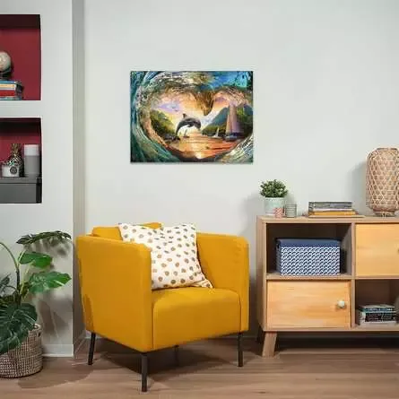 פאזל 1000 חלקים - ספלאש בשקיעה - Ravensburger