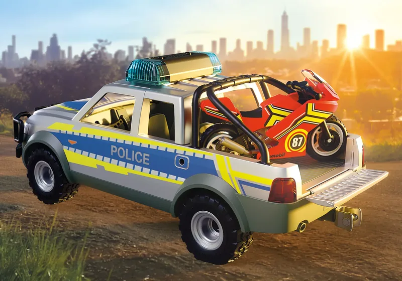 פליימוביל מרדף משטרתי עם טנדר 71875 - Playmobil