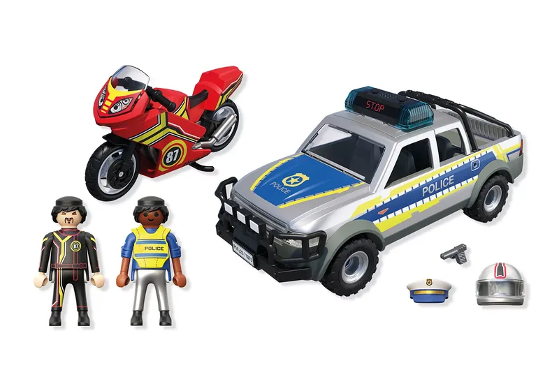 פליימוביל מרדף משטרתי עם טנדר 71875 - Playmobil